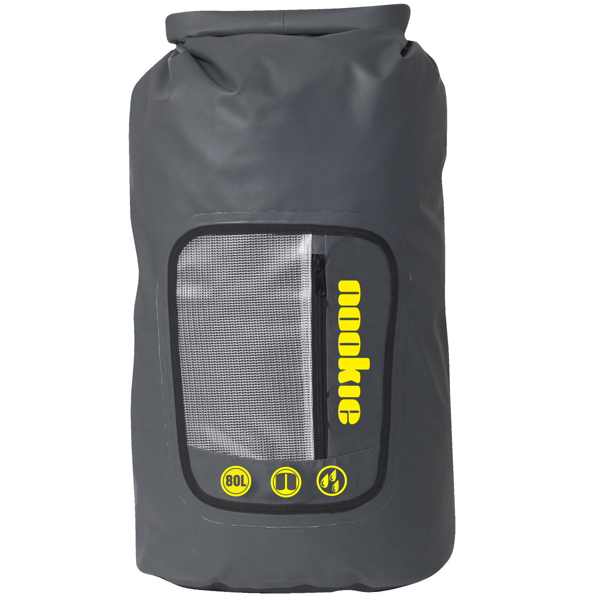 Nookie 80L Waterproof Dry Bag with rucksack straps